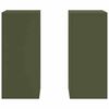 vidaXL Taimede alus 2 pcs Oliiviroheline 24 x 24 x 55 cm Teras