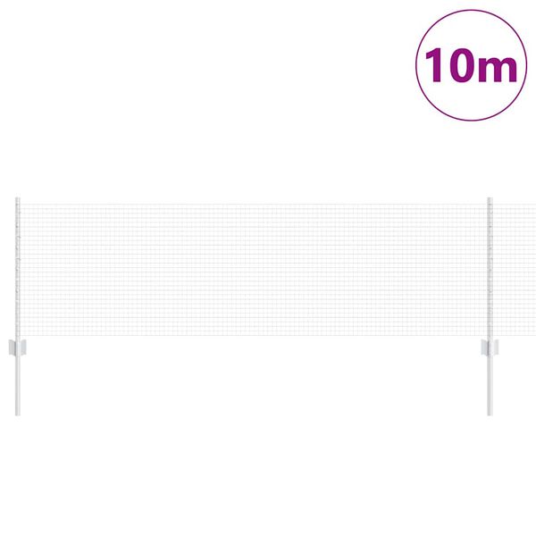 vidaXL Aed koos postiga H&otilde;bedane 0,6 x 10 m Teras