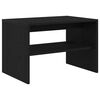 vidaXL telerikapp Must tamm 60x40x40 cm Engineered Wood