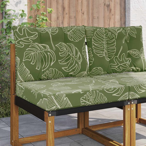 vidaXL V&auml;lim&ouml;&ouml;blitugi patja 2 pcs Lehe Kujundus Pol&uuml;ester