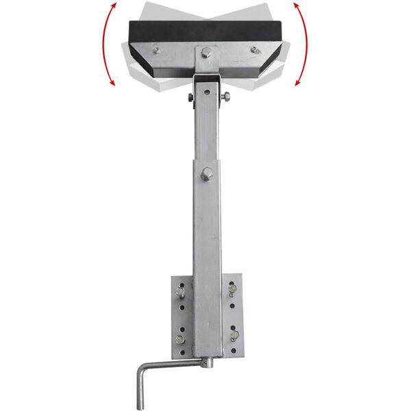 vidaXL paadihaagise vööritoe komplekt, 2 tk 63–88 cm