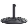 vidaXL p&auml;ikesevarju alus, &Oslash;38 / 48 mm postile, 12 kg, &uuml;mmargune