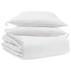 vidaXL Teki komplekt padjaga 3 pcs Valge Down Feather