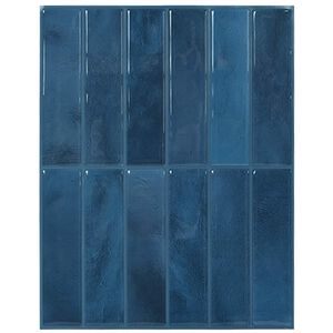 vidaXL Ristk&uuml;likukujuline Plaat 10 tk Sinine 29 x 23 x 0,08 cm