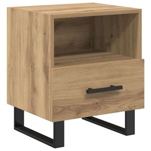 vidaXL &Ouml;&ouml;lambi kapp sahtliga K&auml;sit&ouml;&ouml;puu 40 x 35 x 47,5 cm Tehispuit