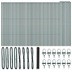 vidaXL Aiapost Hall 100 x 1 m (13 mm v&otilde;rk) Terased ja PVC