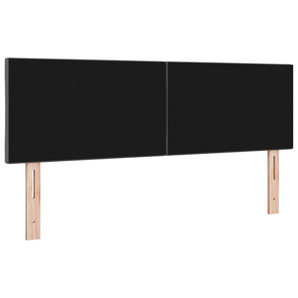 vidaXL Peats peaga Tumehall 160 cm Kunstnahk