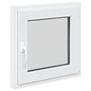 vidaXL Keldriakendus RISOR 50 x 50 cm PVC ja klaas Valge