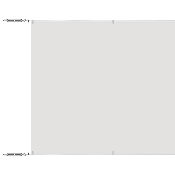 vidaXL vertikaalne varikatus valge 60x600 cm Oxfordi kangas