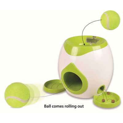 FLAMINGO interaktiivne palli ja maiuste koeramänguasi "Wilson" 517922