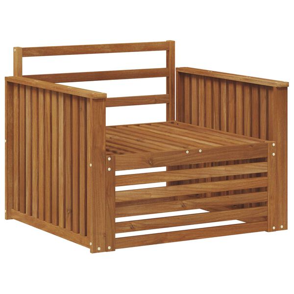 vidaXL 2 T&uuml;kk Diivan k&auml;etugedega Tugev akatsiapuu Neutraalne