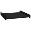 vidaXL Pesumasina vahe shelf Must 60 x 60 x 8 cm Teras