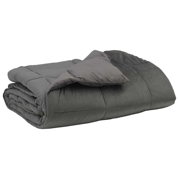 vidaXL Suvised teki Rapistatud Helehall 200 x 240 cm Mikrokiud