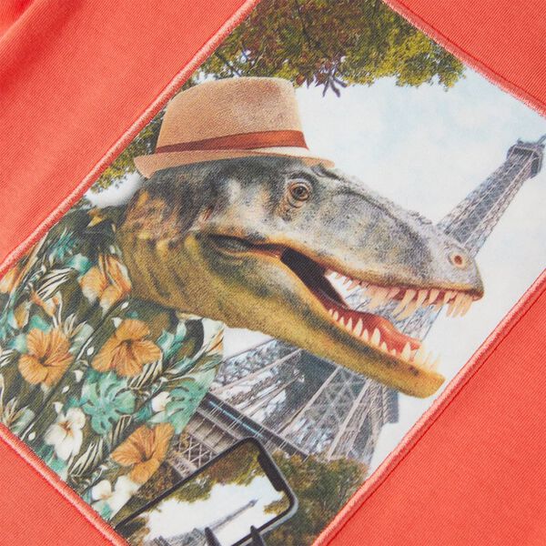 Laste T-särk, helepunane, 92