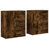vidaXL puhvetkapid 2 tk, suitsutatud tamm, 60 x 31 x 70 cm, tehispuit