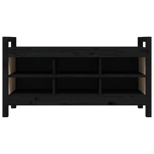 vidaXL esikupink, must, 110 x 40 x 60 cm, m&auml;nnipuit