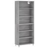 vidaXL k&otilde;rge kapp, hall Sonoma tamm, 69,5 x 32,5 x 180 cm, tehispuit