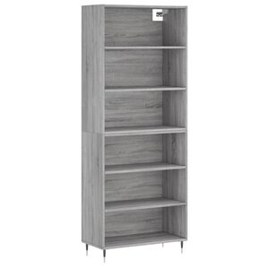 vidaXL k&otilde;rge kapp, hall Sonoma tamm, 69,5 x 32,5 x 180 cm, tehispuit