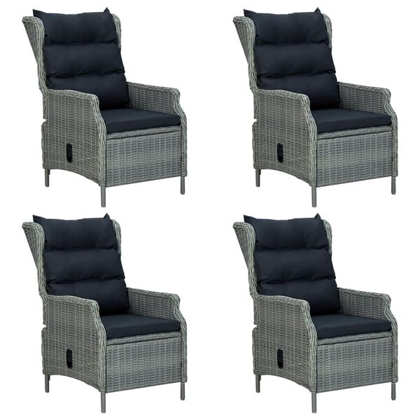 vidaXL 5-osaline aiam&ouml;&ouml;bli s&ouml;&ouml;gikomplekt, helehall