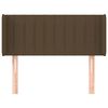 vidaXL voodipeats servadega, tumepruun, 83x16x78/88 cm, kangas
