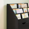 vidaXL Laste Raamatuhind sahtliga Must 60 x 29,5 x 69 cm Tehispuit
