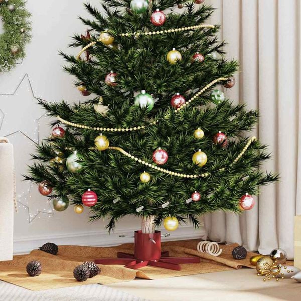 vidaXL J&otilde;ulupuu Jalad 1.73 veepaagiga Punane 50 x 50 x 15,5 cm Teras