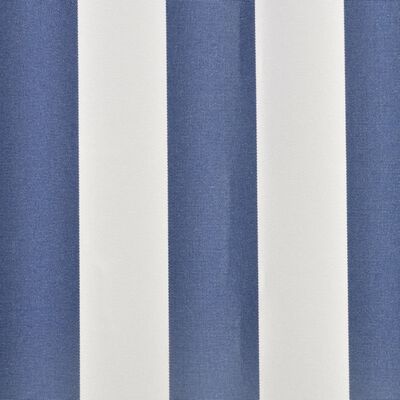 vidaXL varikatuse riie sinine ja valge 4 x 3 m (ilma raamita)