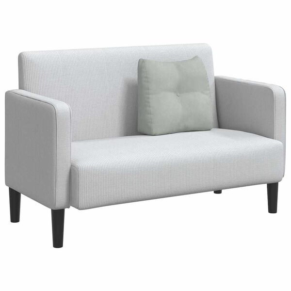 vidaXL Seljatugi padi Helehall 45 x 24 x 50 cm Samet