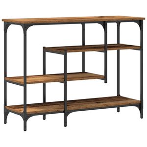 vidaXL Konsoollaud Vana puit 100 x 35 x 75 cm