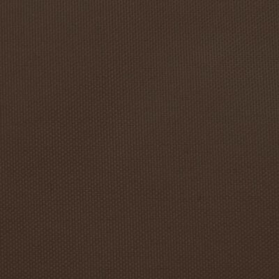 vidaXL oxford-kangast päikesepuri, trapets, 3/4 x 3 m, pruun
