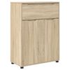vidaXL Vannitoa kapp uksega Sonoma tamm 72,5 x 36,5 x 100 cm Tehispuit