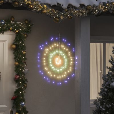 vidaXL jõulutuli 140 cm, LEDid, 4 tk, mitmevärviline, 17 cm
