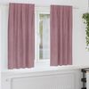vidaXL Pimendavad kardinad 2 pcs Tumepink 140 x 175 cm Samet