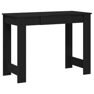 vidaXL kirjutuslaud, must, 100x45x75 cm, tehispuit