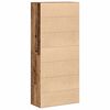 vidaXL Highboard Vana puit 80 x 35 x 180 cm Tehispuit
