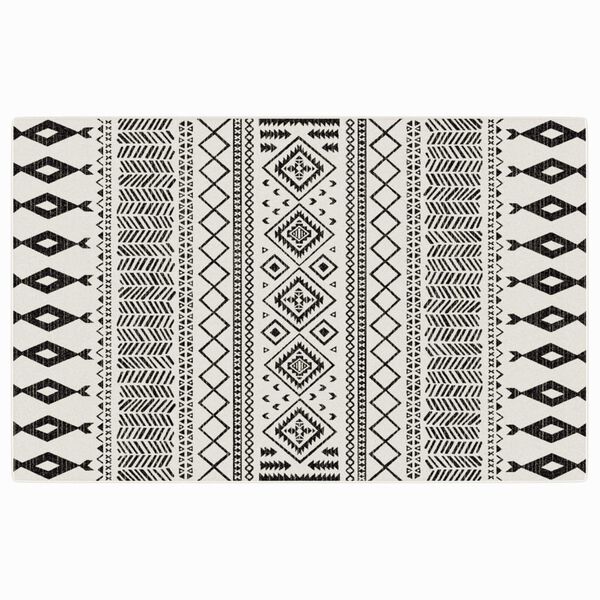 vidaXL toa- ja &otilde;uevaip, l&uuml;hikese narmaga, mitmev&auml;rviline, 190x300 cm