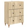 vidaXL Sahtlib&uuml;roo Sonoma tamm 66 x 34,5 x 90 cm Tehispuit