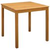 vidaXL S&ouml;&ouml;gilaud 75 x 75 x 75,5 cm Tugev Tamme Puit Naturaalne