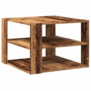 vidaXL diivanilaud Old Wood 58x58x40 cm Engineered Wood