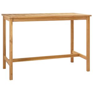 vidaXL Baarilaud Naturaalne 150 x 75 x 105 cm Tugev teakpuit