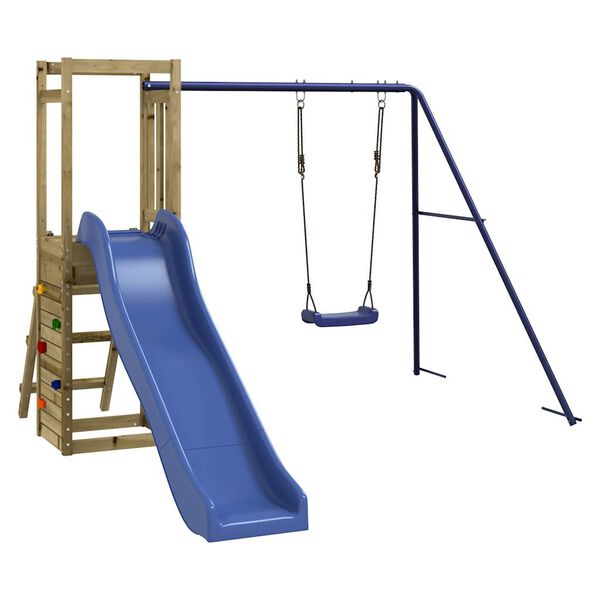 vidaXL õue mänguväljak, immutatud männipuit