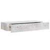 vidaXL sahtliga seinariiul, betoonhall, 60x23.5x10cm, MDF