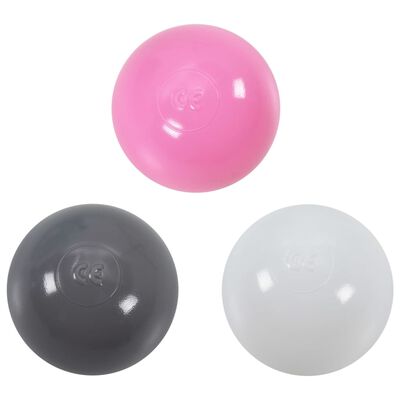 vidaXL laste mängutelk, 250 palli, roosa, 69x94x104 cm