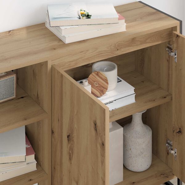 vidaXL K&otilde;rvalkapp Artisani tamme 96.5 x 30 x 75 cm Tehispuit