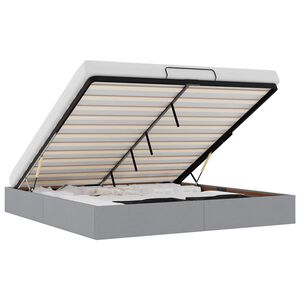 vidaXL Ottomani voodiraam ilma madratsita, 160x200 cm, kangas
