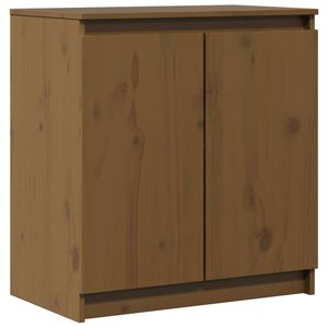 vidaXL kapp, meepruun, 60x36x65 cm, t&auml;ism&auml;nnipuit