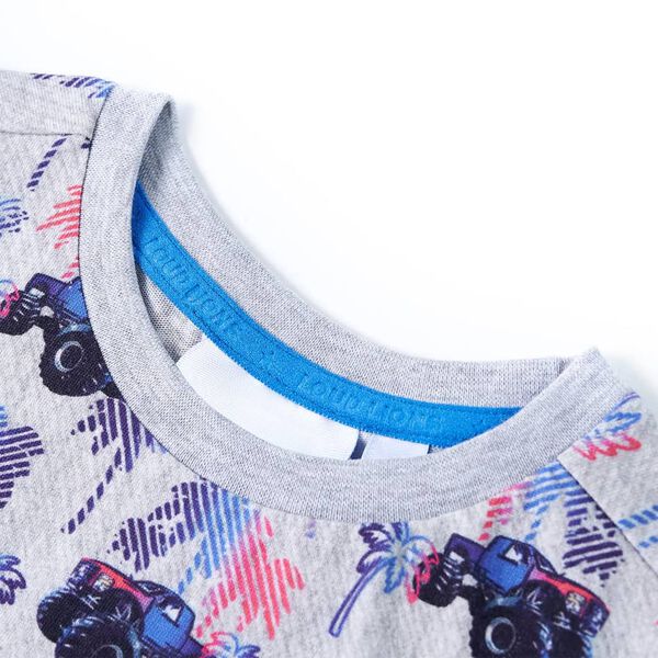 Laste T-s&auml;rk, hallisegu, 116