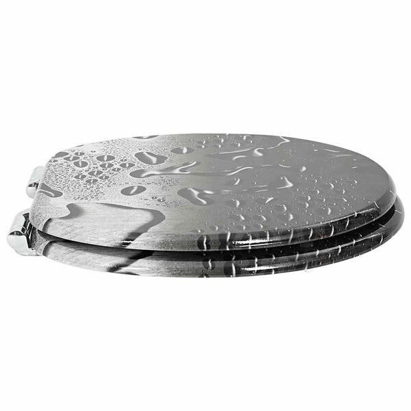 vidaXL Pehme sulgumise tualettruumi istmed Hall 44 x 38 cm MDF plaat