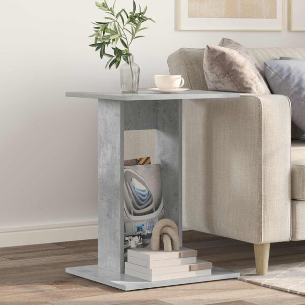 vidaXL K&uuml;lglaud Betoonhall 45 x 40 x 62,5 cm Tehispuit