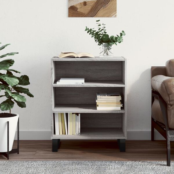 vidaXL puhvetkapp, hall Sonoma tamm, 57 x 35 x 70 cm, tehispuit